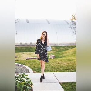 Hello Molly Black Floral Dress